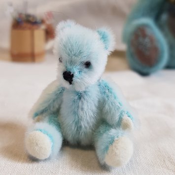 Titou ours bleu pâle